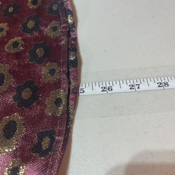 J. Crew Women's Floral Brocade Sleeveless Blouse Pink Green Size 00 Peter Pan - Picture 9 of 9